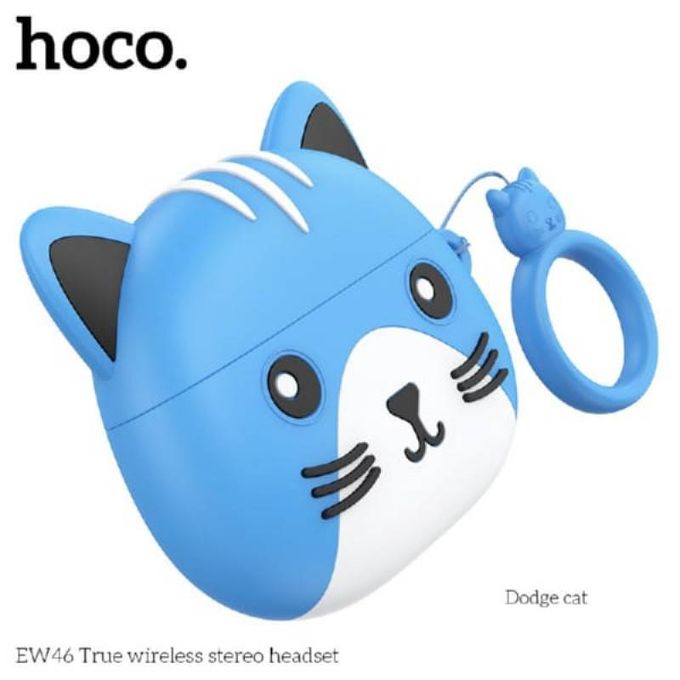 Hoco EW46 - Ecouteur Sans Fil TWS, Étui Chat Gratuit